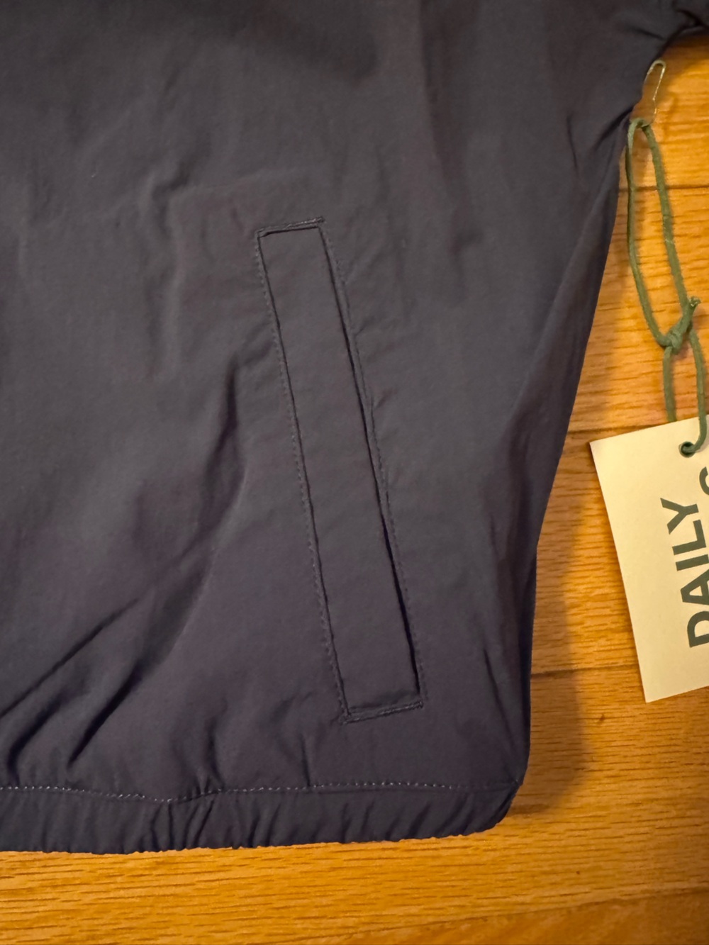 NWT Daily Drills Nylon Jacket- Navy + Sunny + Heart Size M/L - Picture 7 of 10